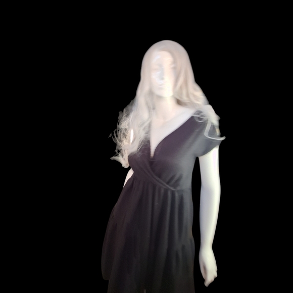 Platinum Salt & Pepper Layered Look White Color Long Hair With Wave/Wear My Wig - Picture 8 of 13